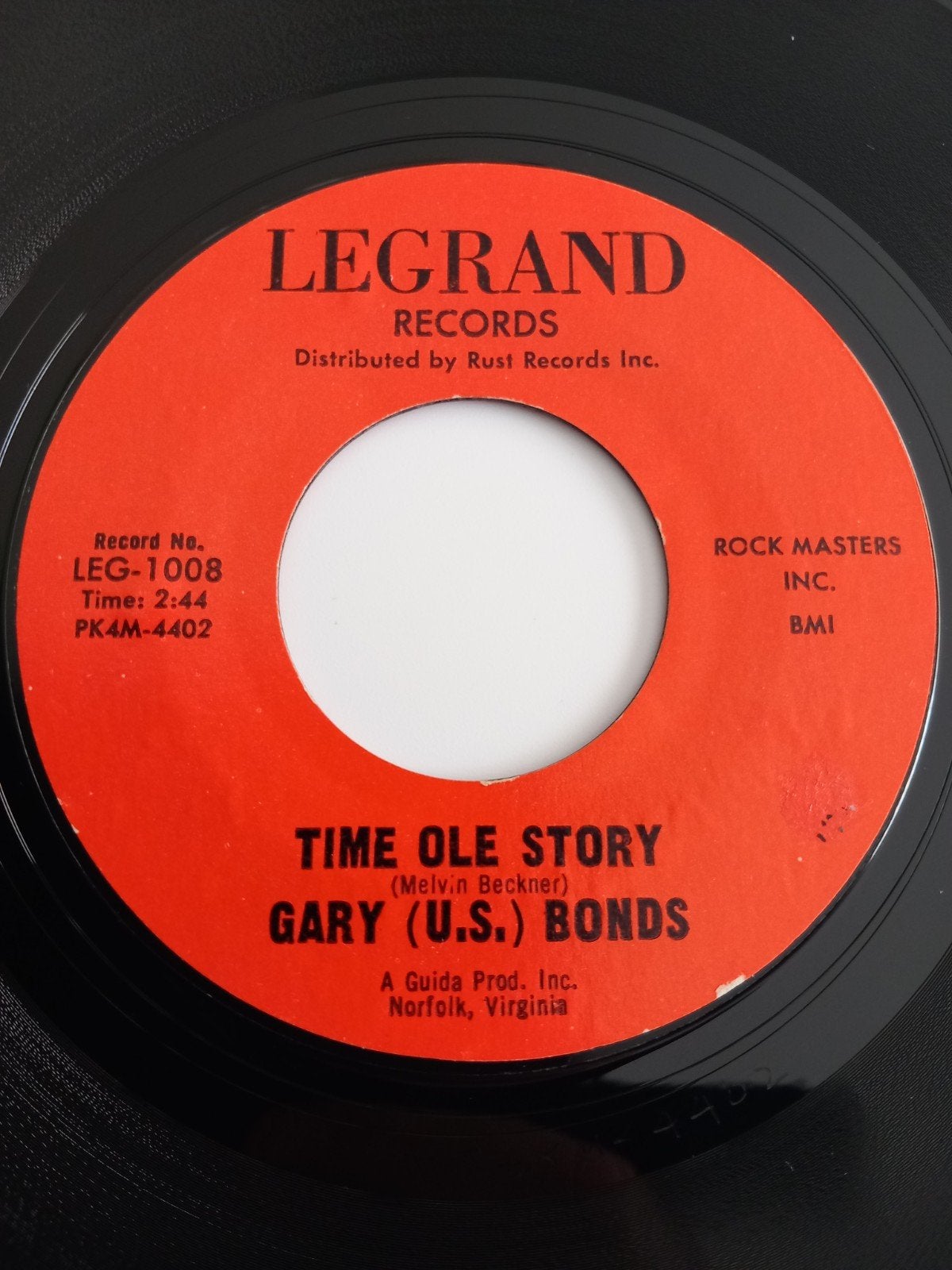 GARY (US) BONDS . TIME OL STORY. US 45T, Enlèvement ou Envoi, Pop
