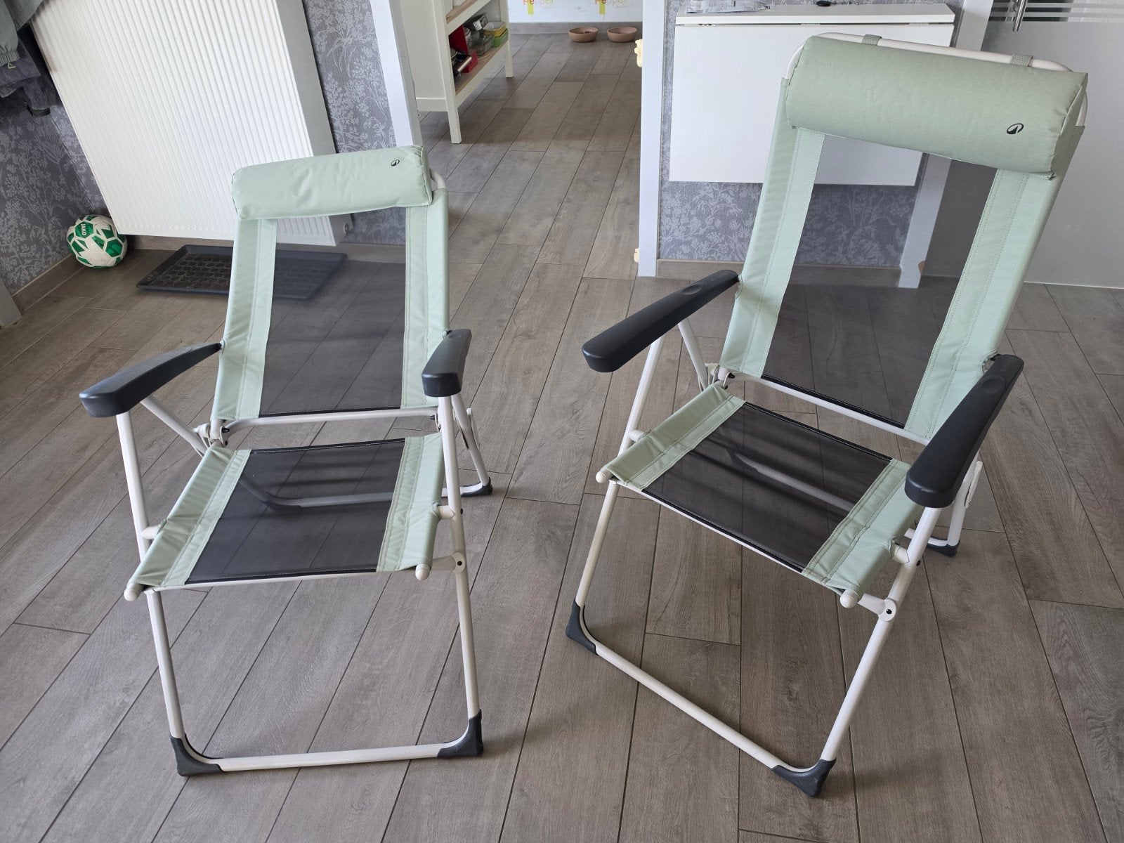 Comfortabele campingstoel met verstelbare rugleuning Quechua, Ophalen, Campingstoel