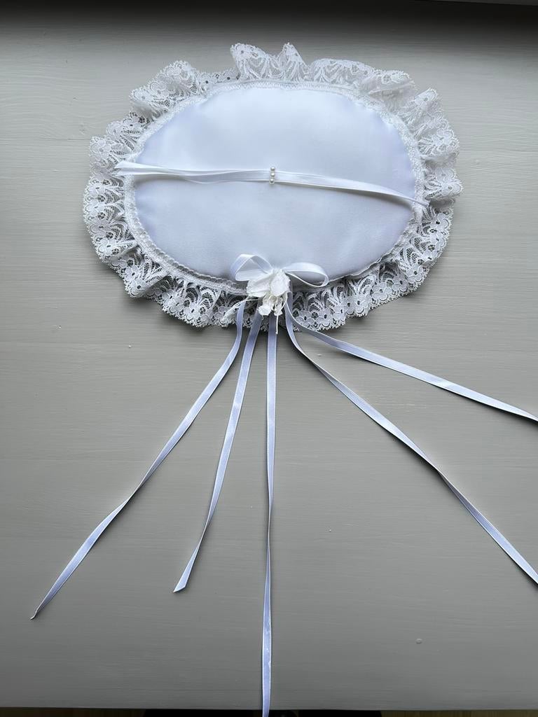 Coussin pour bague de mariage, Enlèvement ou Envoi, Porté, Blanc, Accessoires