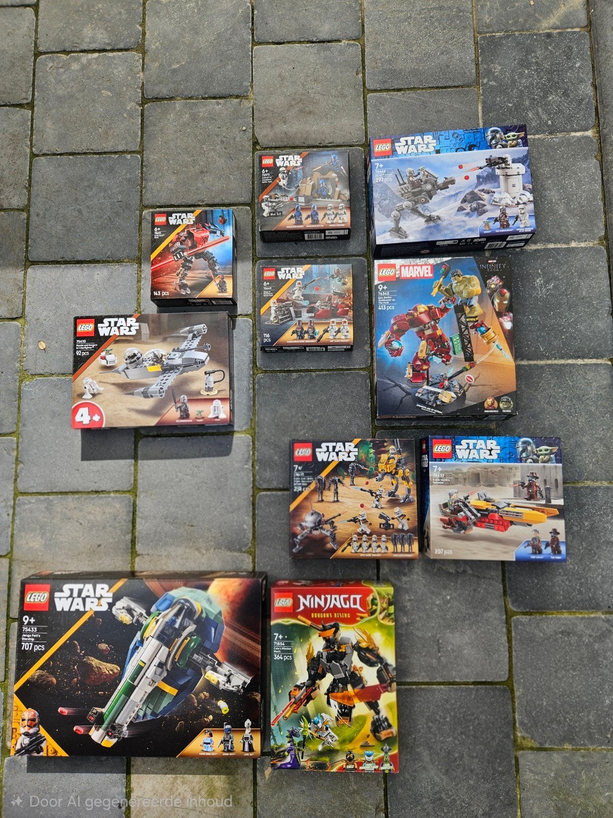 10 legosets zonder minifigs, Enlèvement ou Envoi, Comme neuf