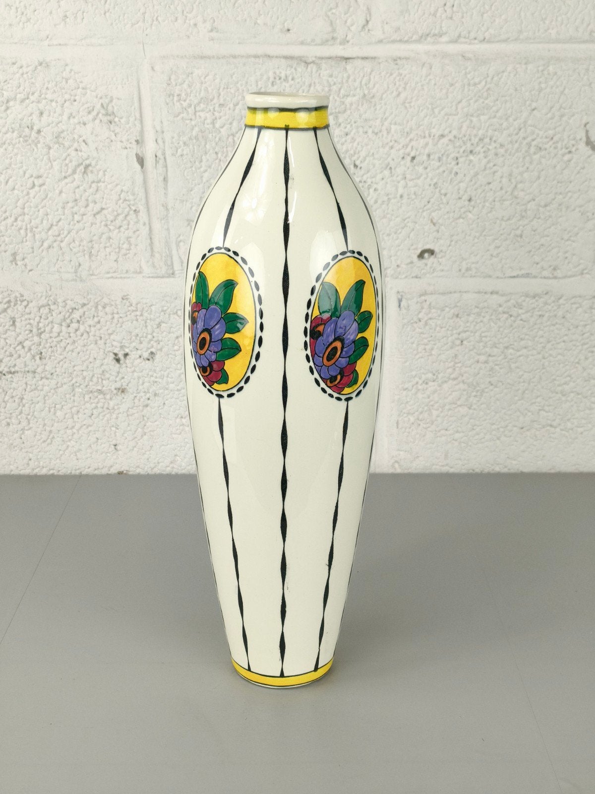 Boch Keramis art deco vaas, Antiek en Kunst, Ophalen of Verzenden
