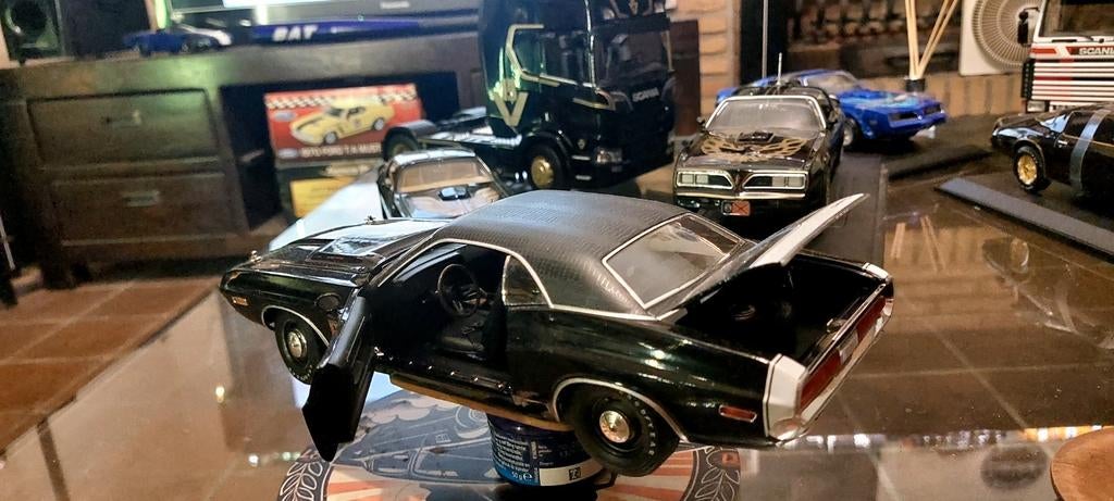 Dodge challenger Black ghost greelight met ovp, Ophalen of Verzenden, Auto