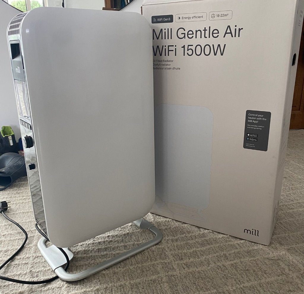 Radiateur à huile wifi Mill Gentle Air 1500W, 800 watts ou plus, Comme neuf, Enlèvement, Radiateur