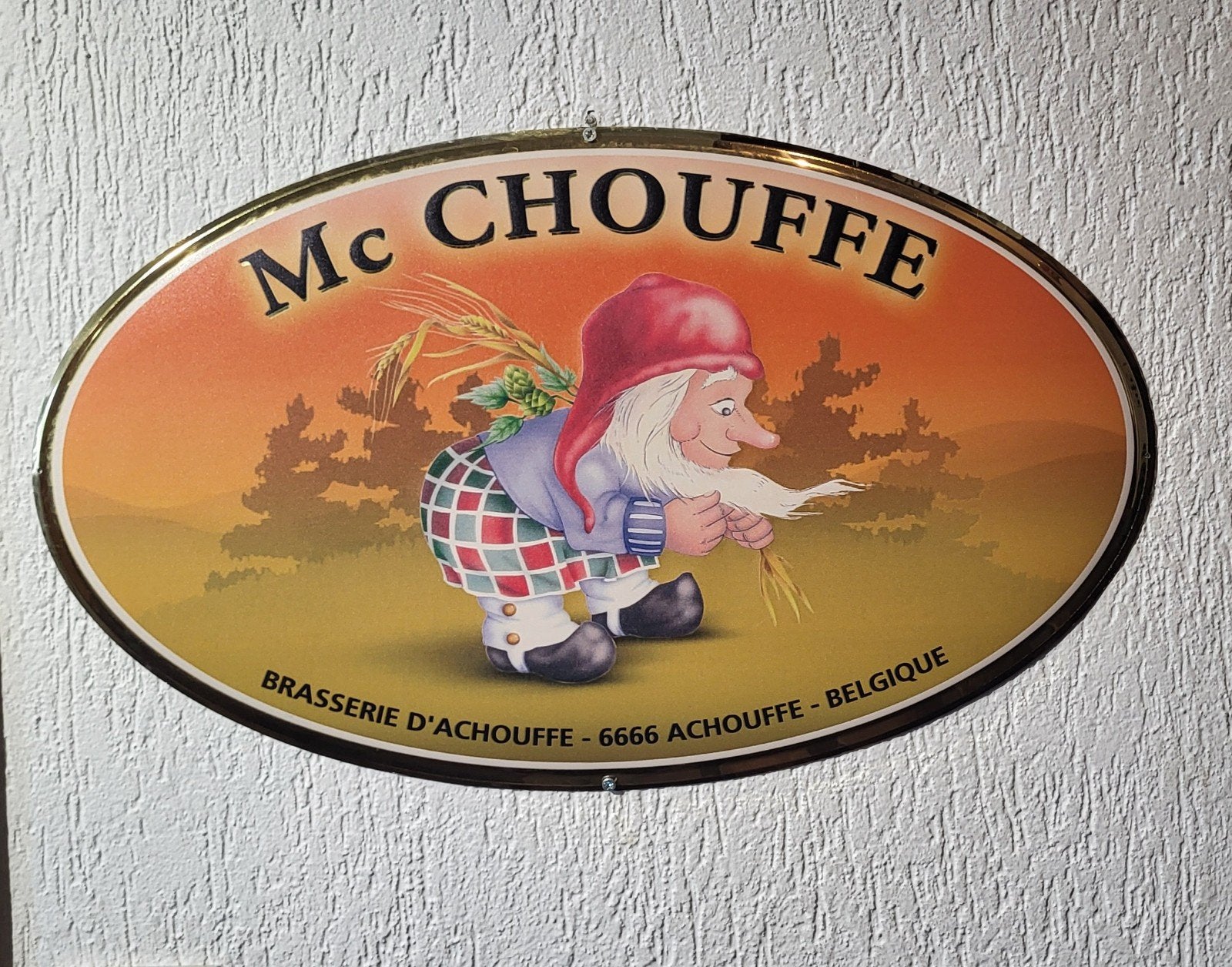 Reclame bord Mc Chouffe, Enlèvement