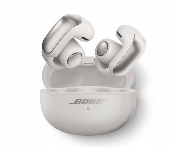 Bose Ultra Open Earbuds - White Smoke - ZGAN, Ophalen, Bose, Zo goed als nieuw, In oorschelp (earbud)