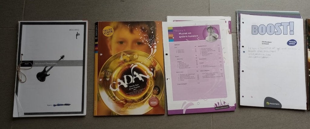 lot schoolboeken : Muziek, Enlèvement, Utilisé, Autres niveaux, Musique