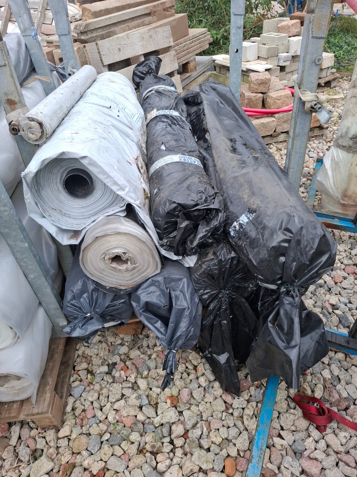 diverse rollen bouw en landbouwfolie plastiek, Ophalen, Nieuw, 15 m² of meer, Folie