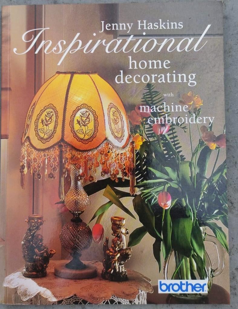Boek inspirational home decorating with Machine Embroidery, Hobby en Vrije tijd, Borduren en Borduurmachines, Ophalen, Nieuw, Machineborduren
