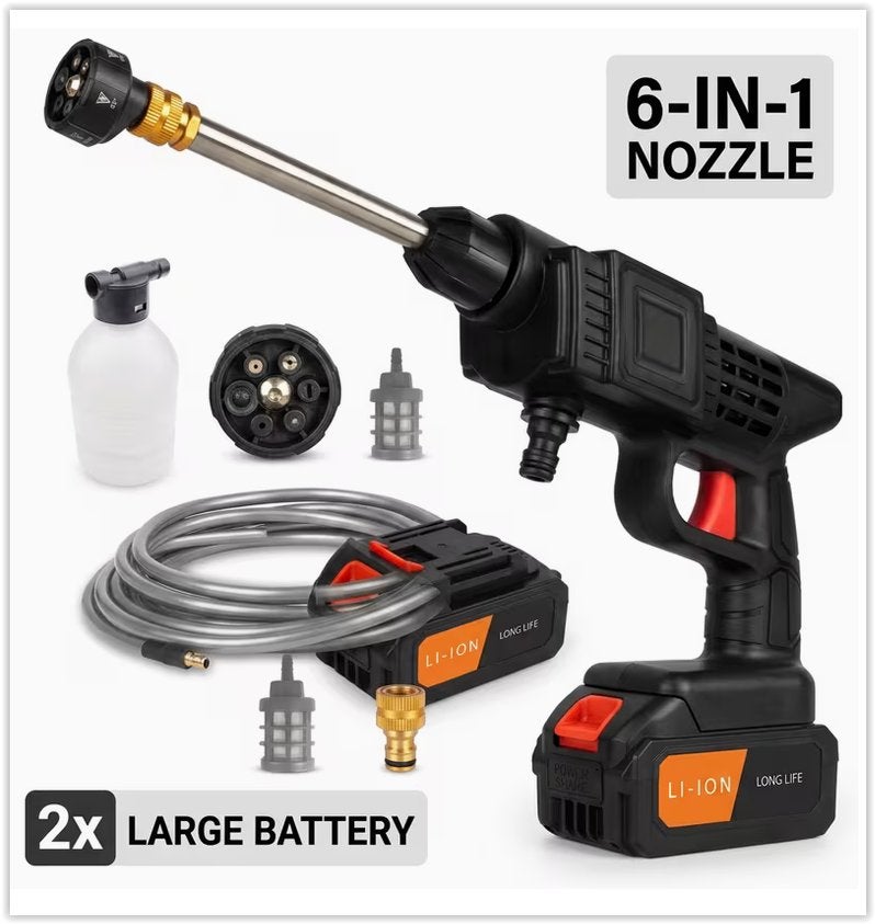 Pistolet de lavage haute pression sans fil, nettoye, Jardin & Terrasse, Neuf, Enlèvement ou Envoi, Autre, Batterie