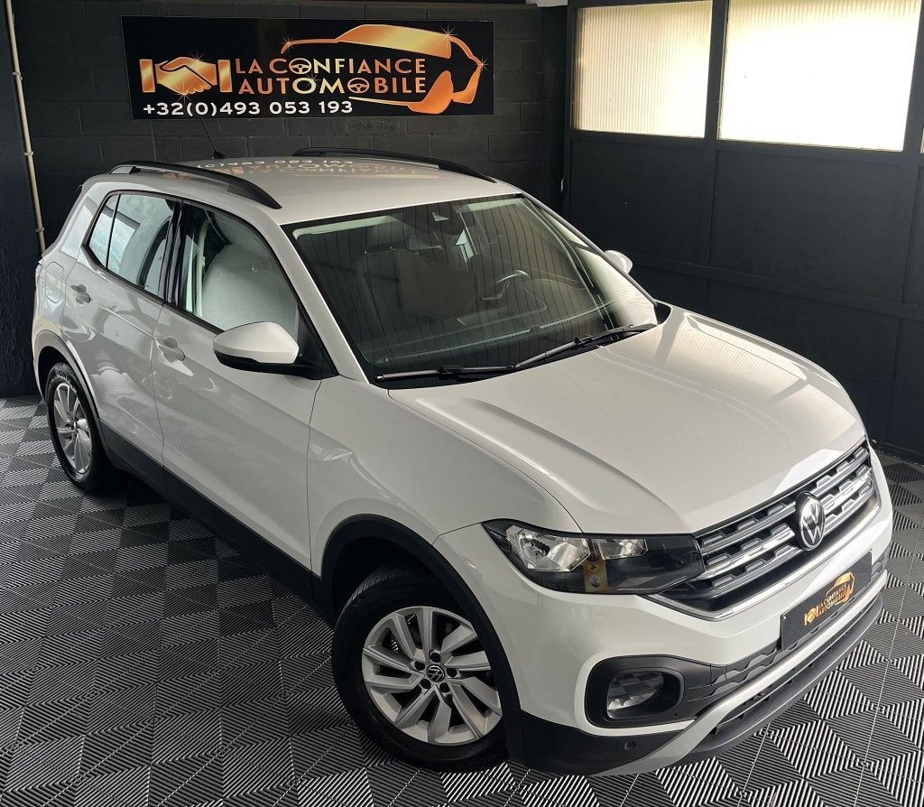Volkswagen T-Cross 1.0TSI 1er Propriétaire Garantie 12 Mois, Euro 6, Noir, 5 portes, 5 places