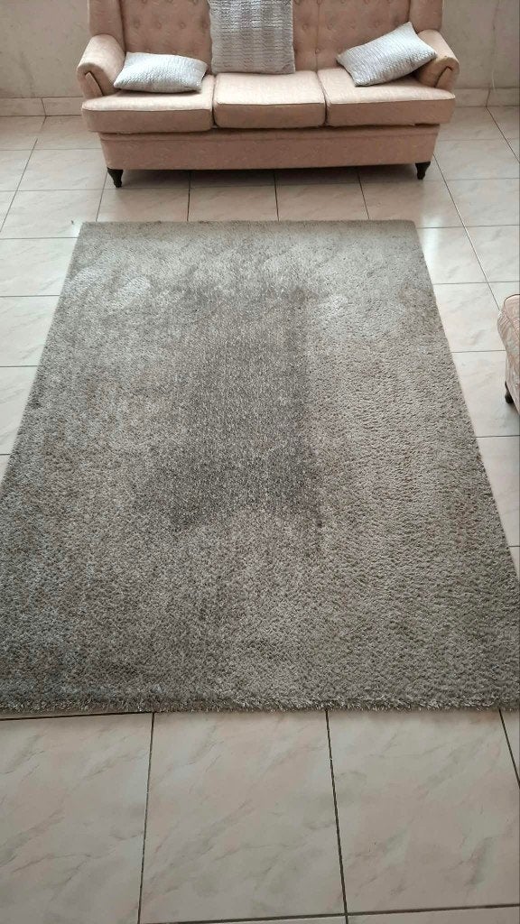 Grijs vloerkleed – effen en tijdloos, Maison & Meubles, Gris, 200 cm ou plus, 150 à 200 cm, Enlèvement