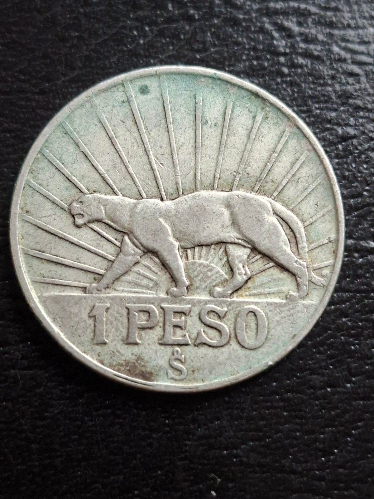 Argent 1 peso 1943 So. Uruguay., Enlèvement ou Envoi