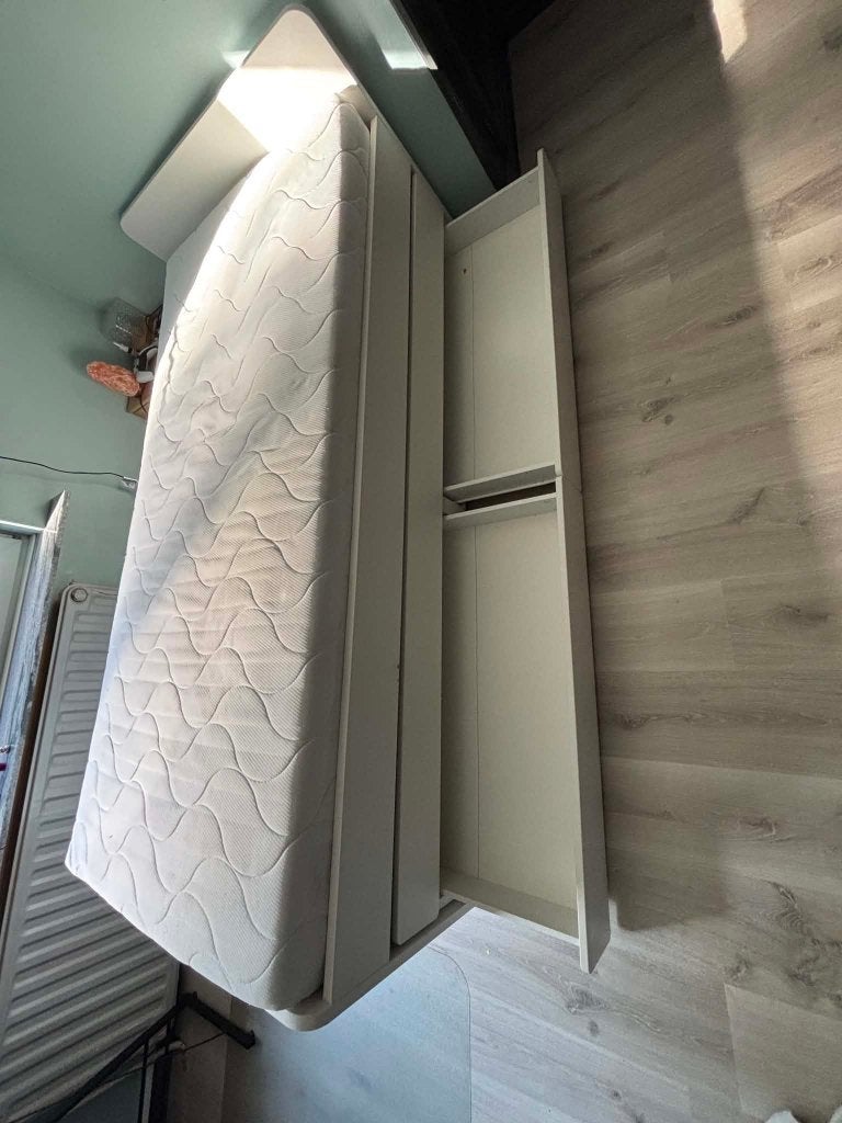 Lit simple avec tirroir et 2e lit, 90 cm, Une personne, Enlèvement, Utilisé