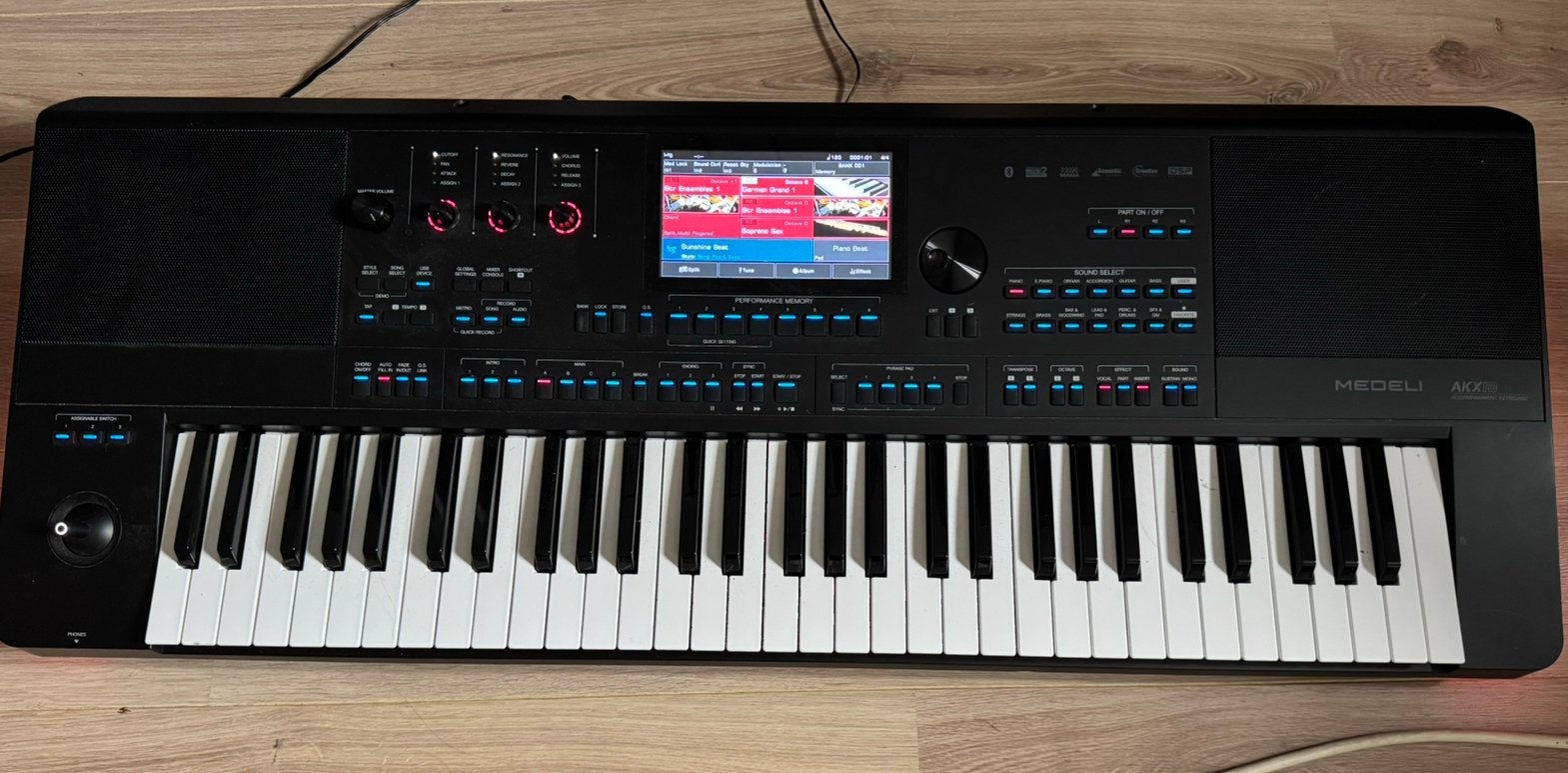 Medeli AKX10 keyboard 61 toetsen – zo goed als nieuw, Musique & Instruments, Claviers, 61 touches, Comme neuf, Enlèvement, Medeli