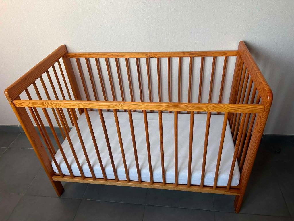 Baby bedje, Ophalen, Gebruikt, Minder dan 140 cm, Matras