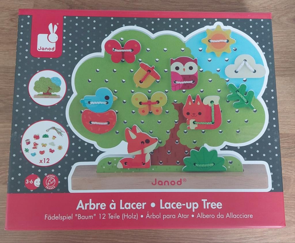 Jeu Janod arbre à lacer dès 3 ans, Enlèvement