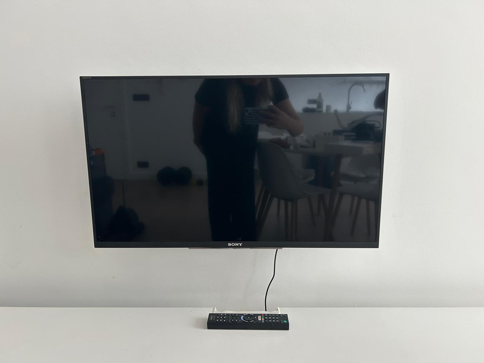 Zwarte Sony TV + beugel, TV, Hi-fi & Vidéo, Télévisions, Enlèvement, Comme neuf, LCD, Sony