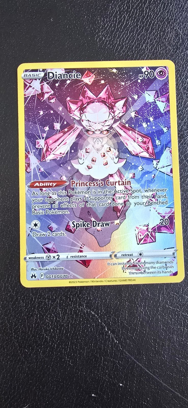 Pokemon kaart  Diancie Crown Zenith 2023, Ophalen