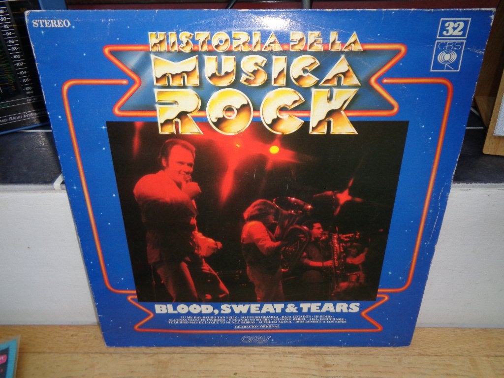 Blood, Sweat & Tears LP "Historia de la Musica Rock"- Spanje, Cd's en Dvd's, Vinyl | Rock, LP, Gebruikt, Verzenden, Beschermende buitenhoes