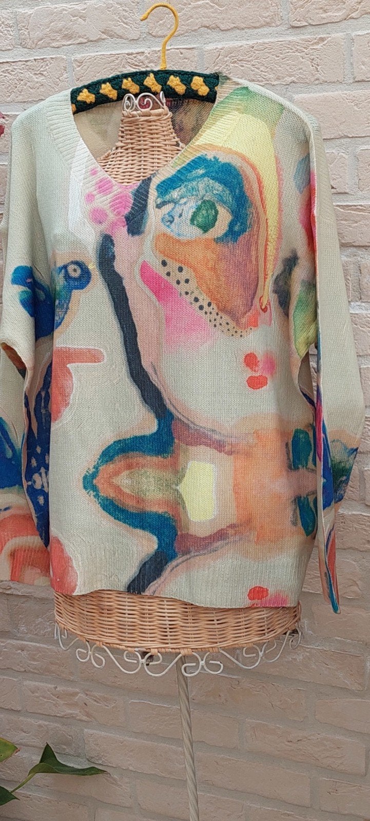 trui maat 4xl 67cm van oksel tot oksel, Ophalen of Verzenden, Zo goed als nieuw, Meerkleurig, Trui of Vest
