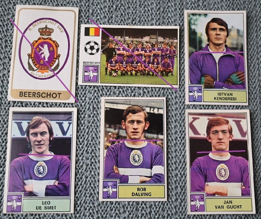 Autocollants Panini/Beerschot/Football 1972/73/12, Collections, Articles de Sport & Football, Envoi, Comme neuf, Affiche, Image ou Autocollant