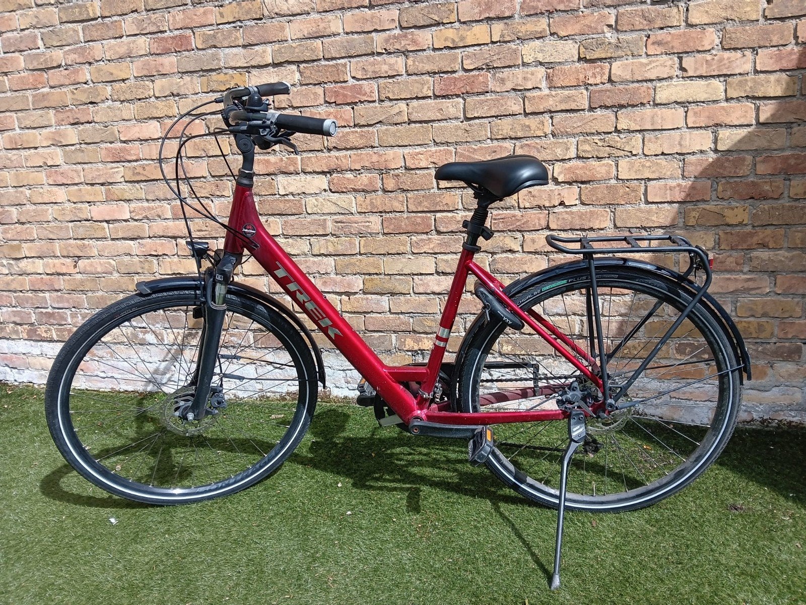 trek damesfiets verve 2 maat M, Versnellingen, Zo goed als nieuw, Schijfrem, Ophalen