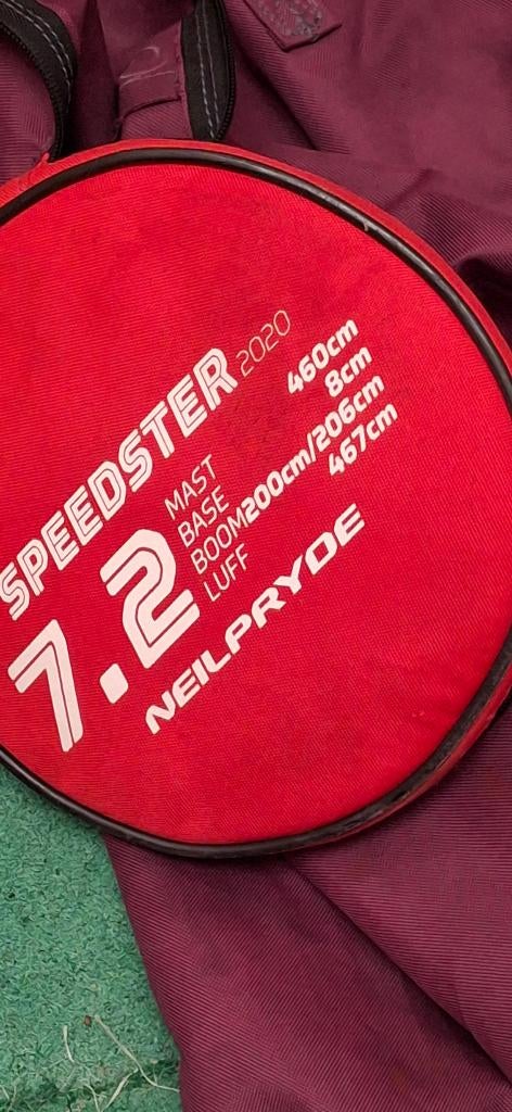 Neilpryde Speedster 7.2, Sports nautiques & Bateaux, Planche à voile, Enlèvement, Utilisé, Voile, 7 m² ou plus