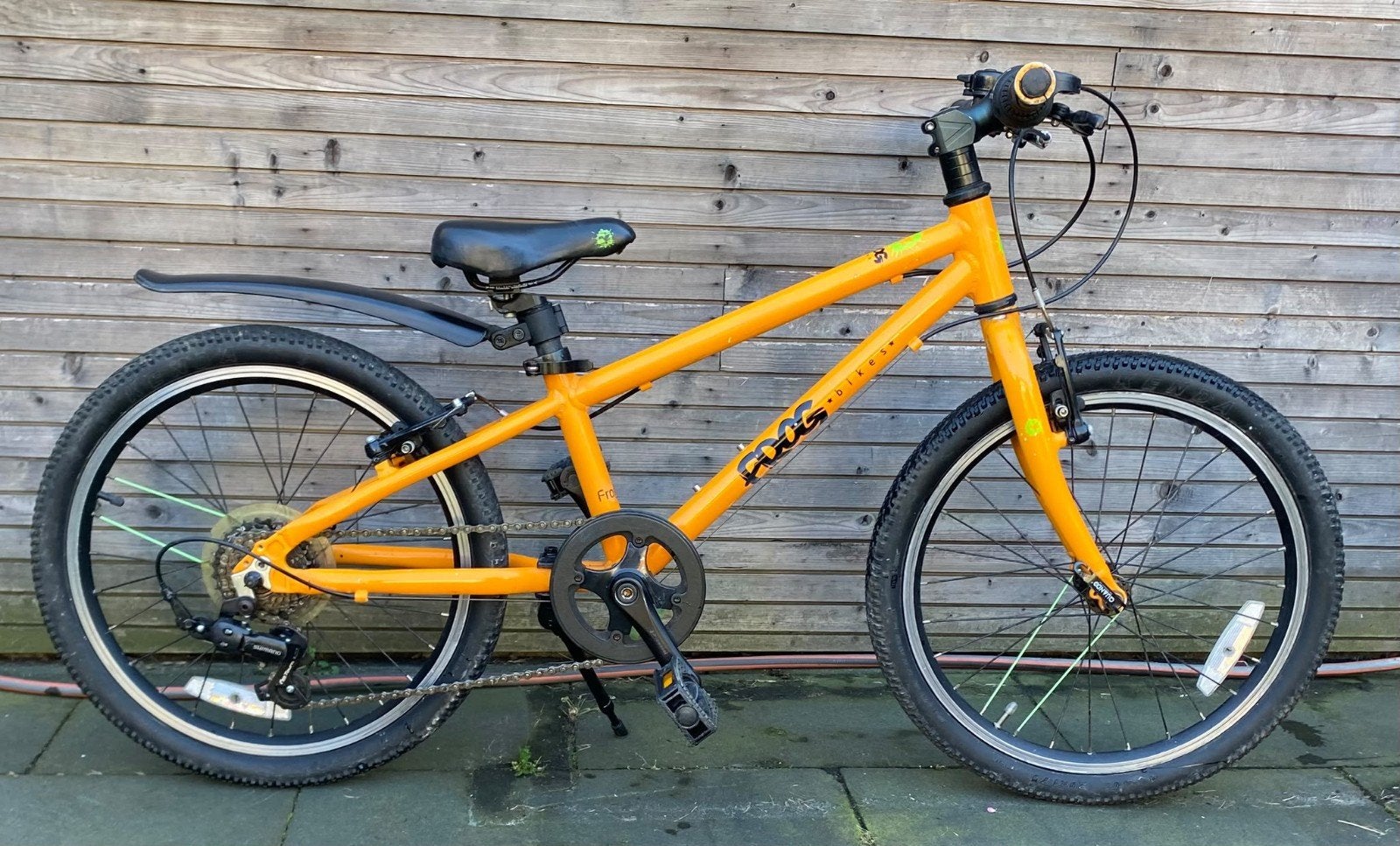 Frog 52 kinderfiets in zeer goede staat. 5-7 jaar, Vélos & Vélomoteurs, Frein à main, Comme neuf, Frein sur jante, Frog Bikes
