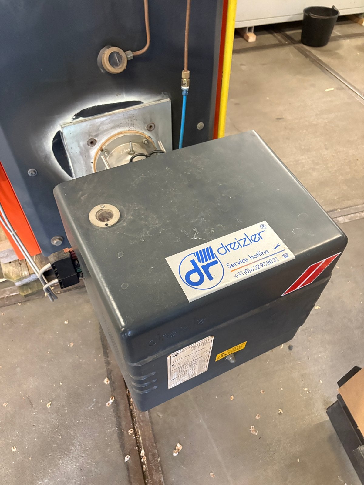 Gasbrander voor verwamingsketel, Doe-het-zelf en Bouw, Verwarming en Radiatoren, Ophalen, Gebruikt