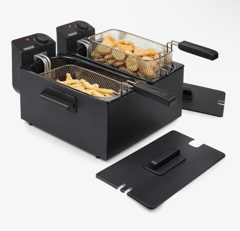 Princess dubbele friteuse, Elektronische apparatuur, Ophalen, Gebruikt