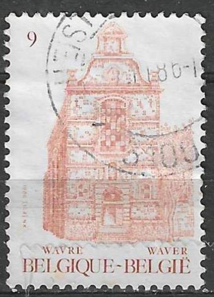 Belgique 1986 - Yvert/OBP 2218 - Tourisme - Wavre (ST), Envoi, Affranchi, Oblitéré