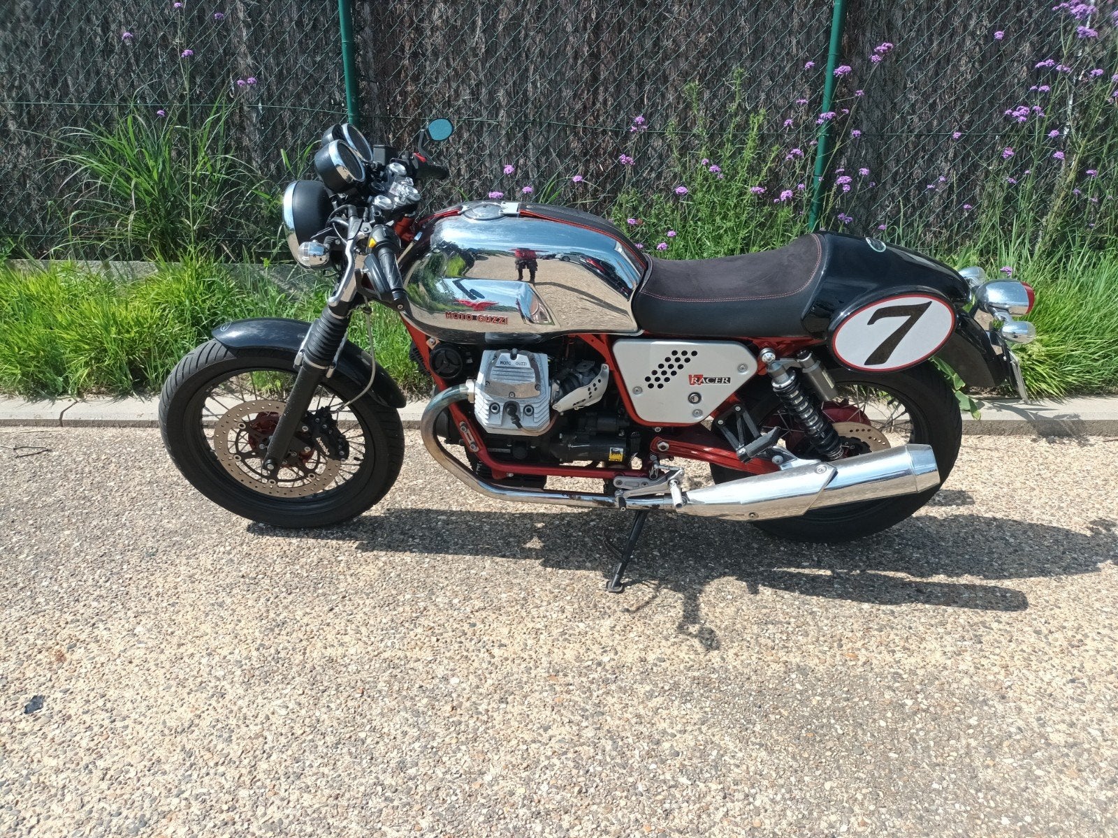moto guzzi v7racer, 750 cm³, Occasion, 2 cylindres, Particulier