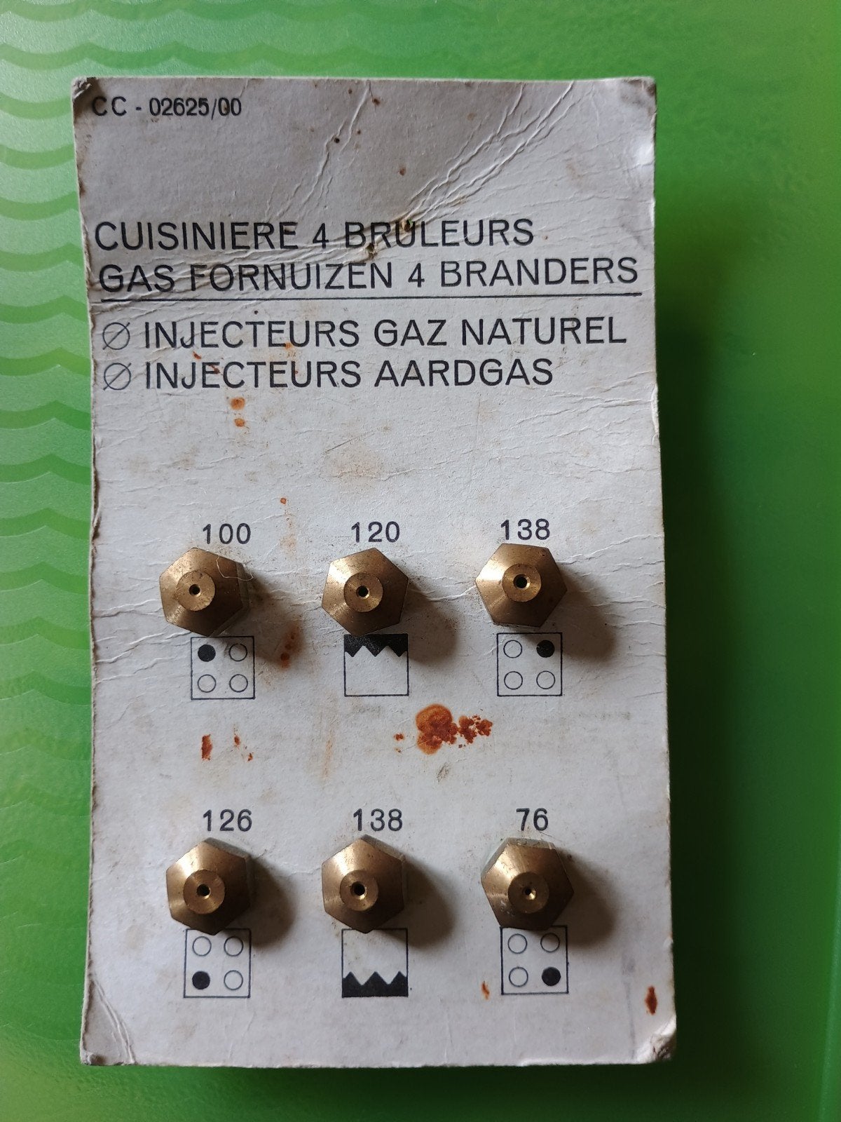 gas fornuis 4 branders injecteurs, Ophalen of Verzenden, Gas