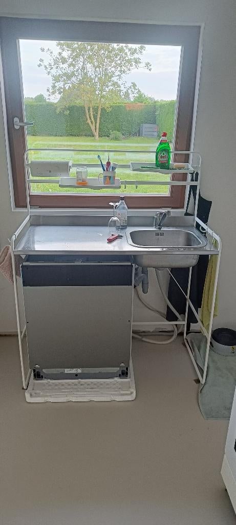 IKEA kitchenette + keukeneiland, Maison & Meubles, Cuisine | Éléments de cuisine, Utilisé, 100 à 150 cm, 100 à 150 cm, 75 cm ou plus