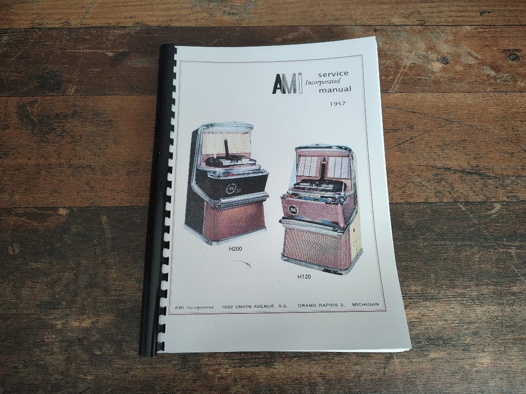 Service Manual: AMI H120/H200 (1957) jukebox Nieuw !!, Verzenden, Ami