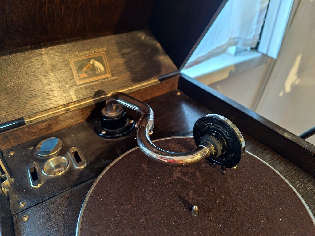 grammofoon His Masters Voice, Antiek en Kunst, Ophalen