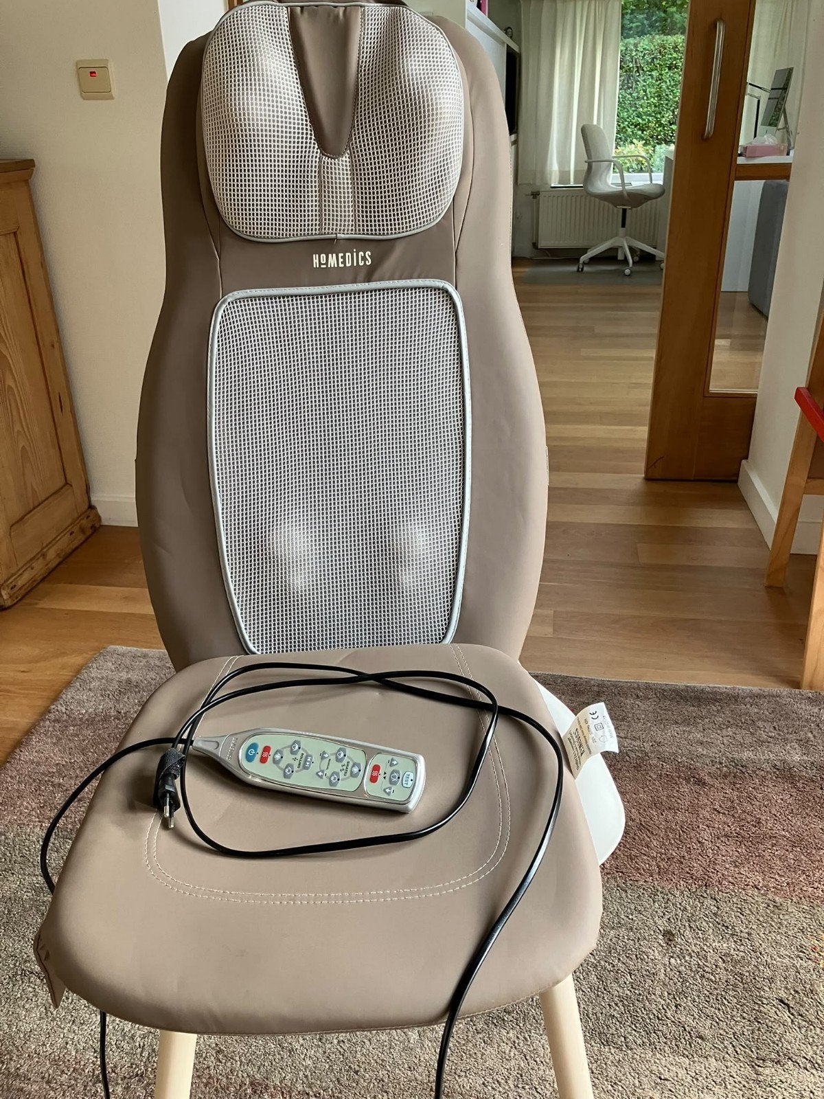 HoMedics Shiatsu rugmassage en schouder massage toestel, Enlèvement, Comme neuf, Chaise de massage ou Coussin
