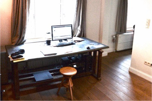 Bureau style industriel – Bois & métal –, Maison & Meubles, Bureaux, Comme neuf, Industriel, Bois, Enlèvement