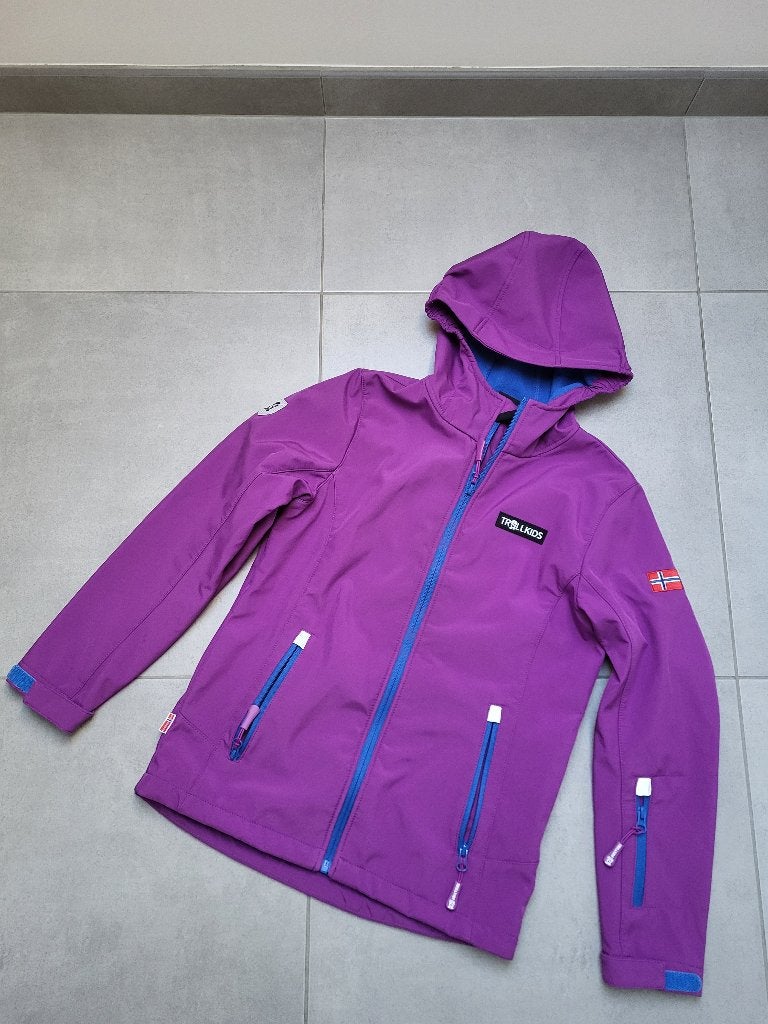 Zomerjas Trollkids softshell maat 152, Ophalen, Meisje, Trollkids, Zo goed als nieuw
