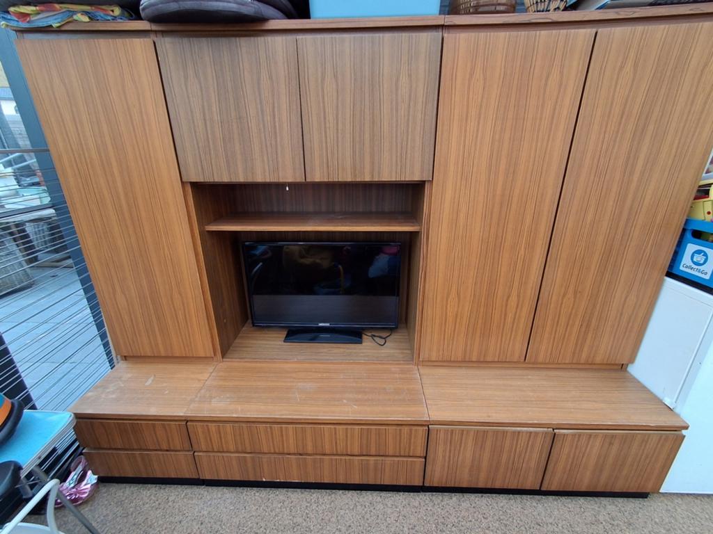 Vintage retro kast jaren 70, Antiek en Kunst, Ophalen