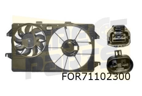 Ford Transit Connect (-11/13) ventilatorunit (1.8D / 1.8TDCi, Neuf, -, Ford, -