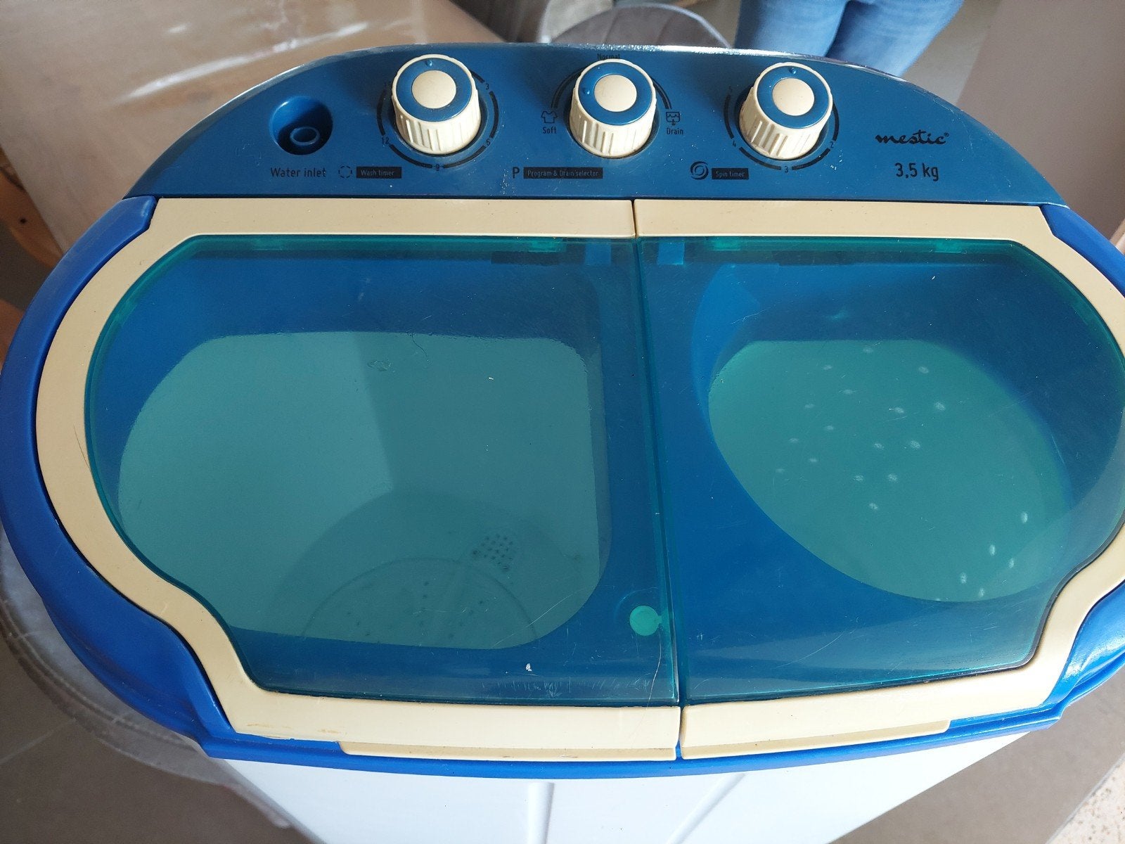 Camping wasmachine en centrifuge in 1., Ophalen