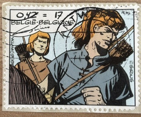 BELGIQUE - 2849, Oblitéré, Affranchi, Timbre-poste, Envoi