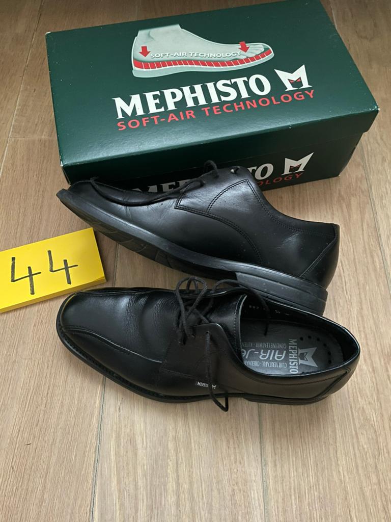 Mephisto NIEUW Gunter Zwarte Leren Nette Schoenen Maat 44, Kleding | Heren, Schoenen, Zwart, Nieuw, Ophalen of Verzenden, Veterschoenen