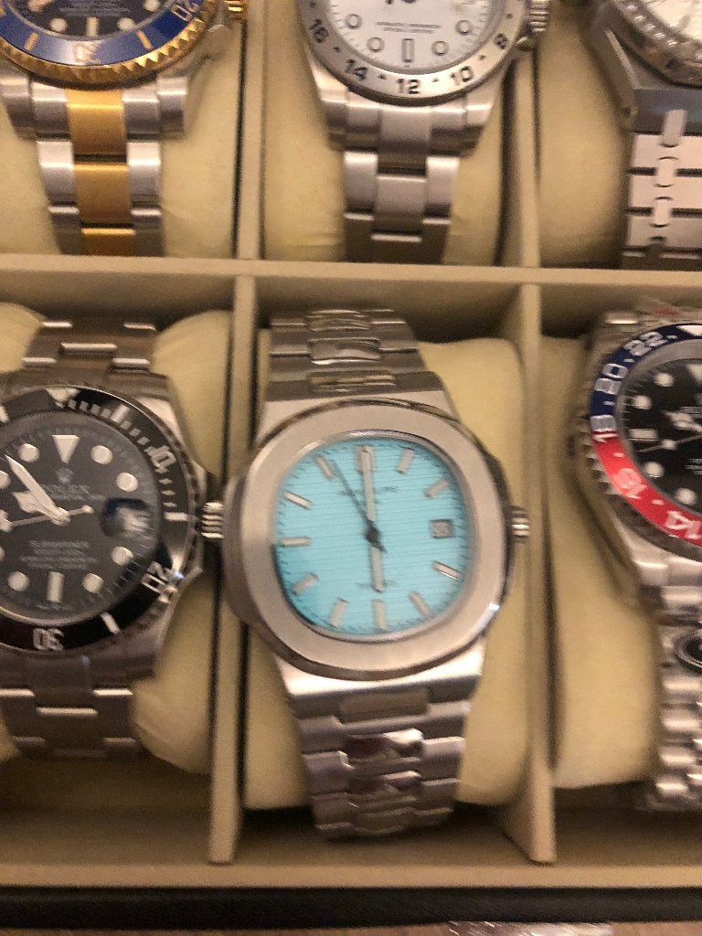 Patek Philippe, Bijoux, Sacs & Beauté, Montre-bracelet, Enlèvement ou Envoi, Acier, Acier