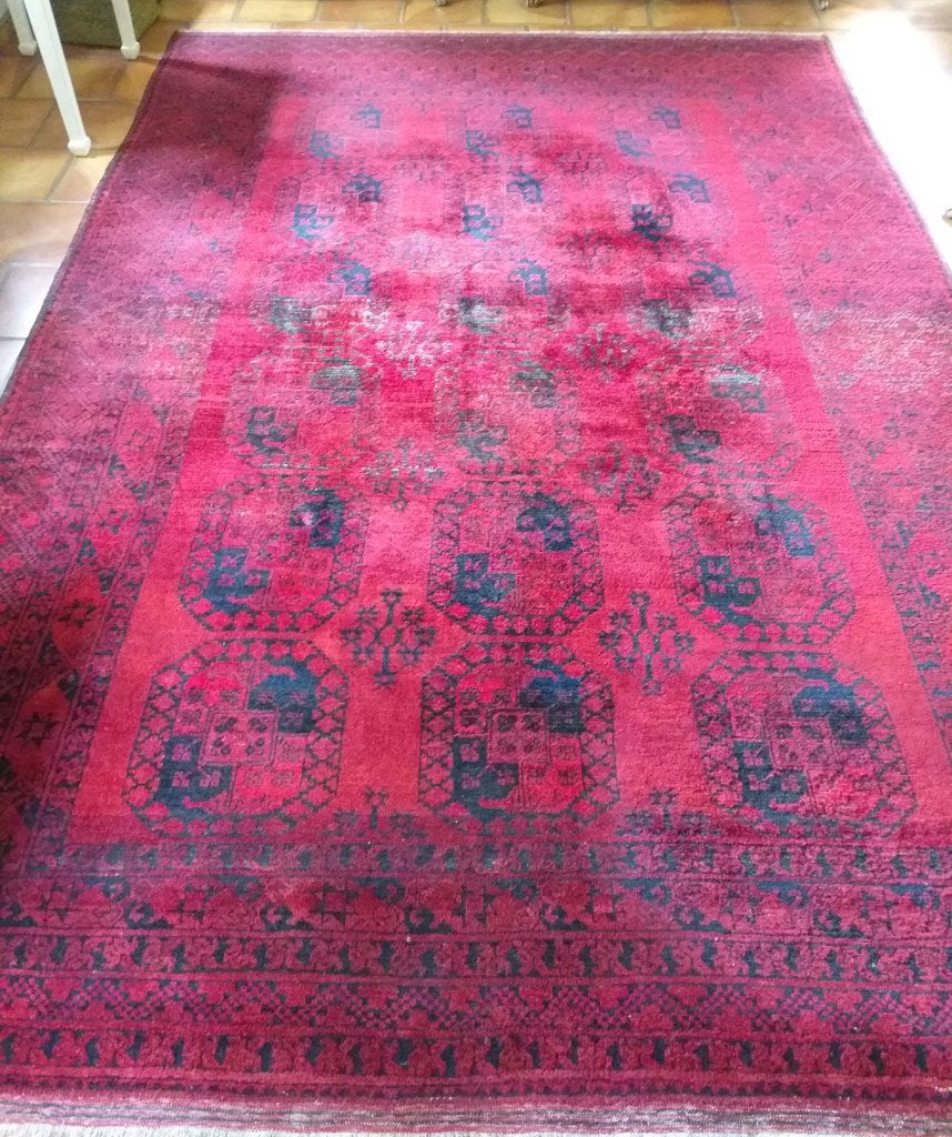 Oosters tapijt Afghan Royal 3 50x2,38m, Huis en Inrichting, Ophalen, Gebruikt, Meerkleurig, Oosters