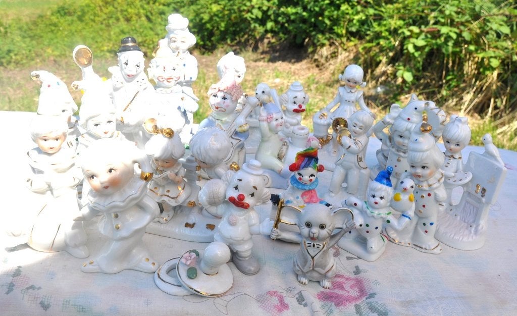 lot de 24 figurines en faience, Enlèvement ou Envoi, Utilisé, Autres types