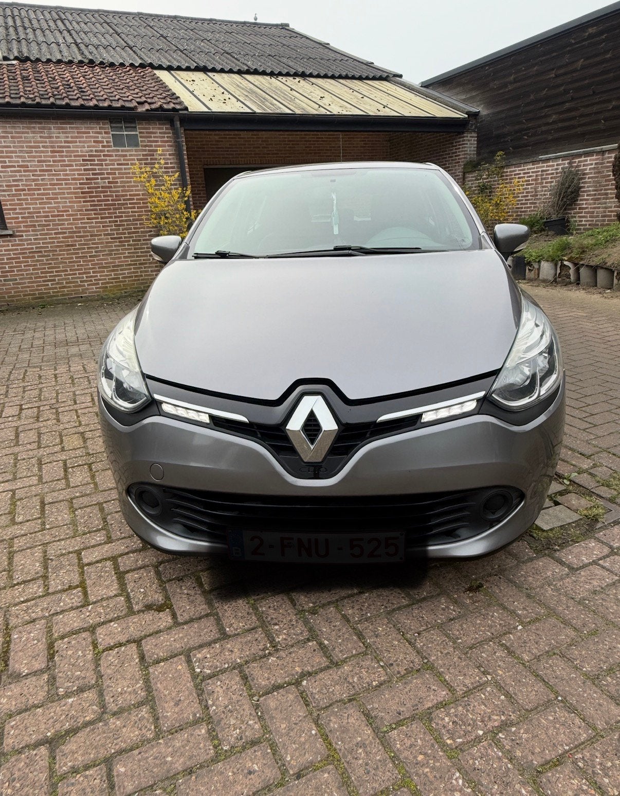 Renault Clio benzine 2016, Auto's, Euro 6, Bedrijf, Zilver of Grijs, Stadsauto