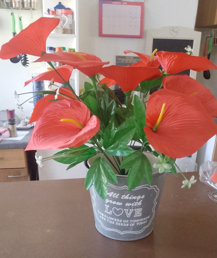 déco avec fleur artificielle, Enlèvement, Fleur artificielle, Fait main