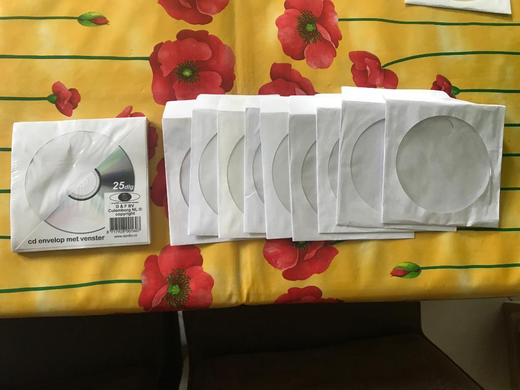 34x CD Envelop (25x sealed), Ophalen of Verzenden, Nieuw, Overige typen